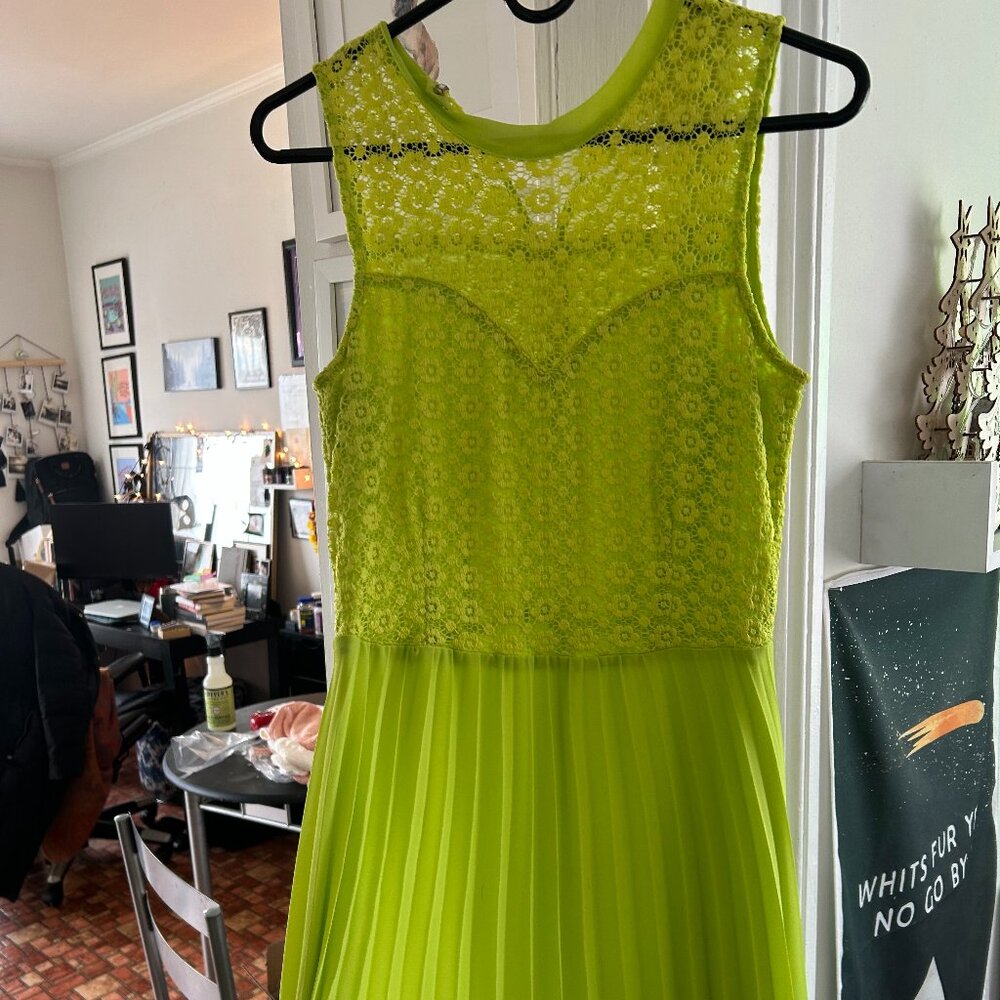 Bright Yellow Party Dress